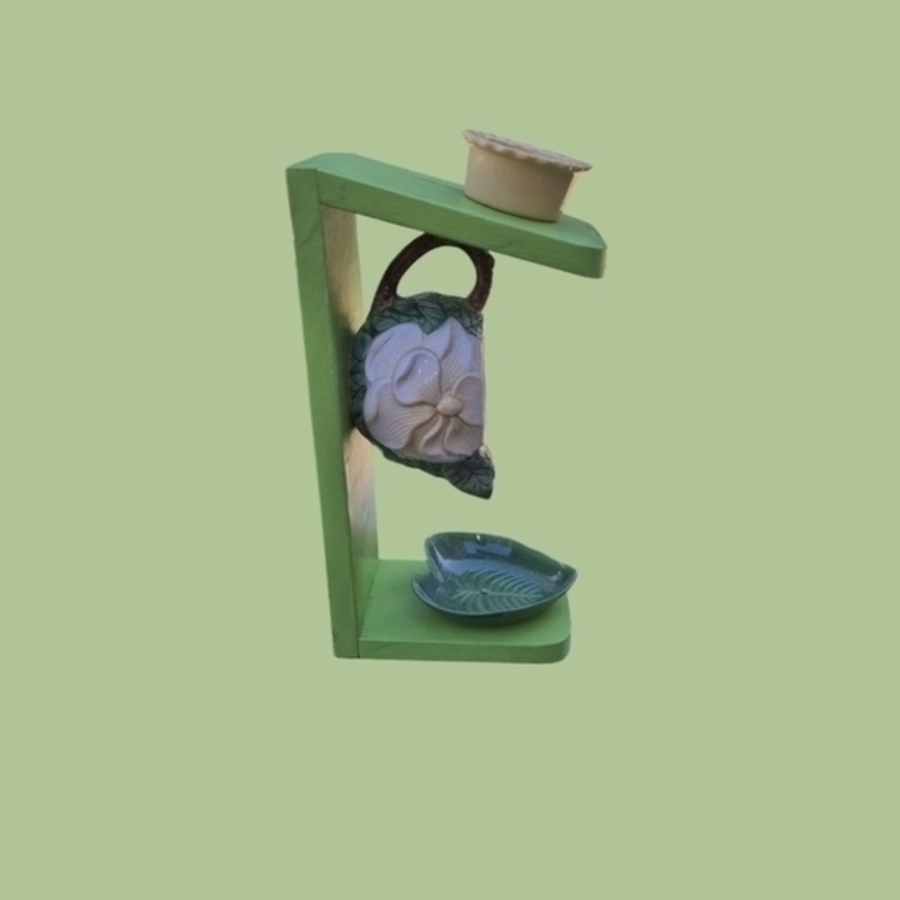 Custommade Repurposed Bird Feeder/Garden Decor .